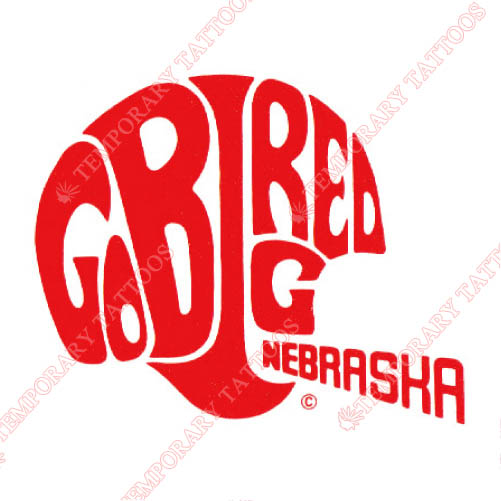 Nebraska Cornhuskers Customize Temporary Tattoos Stickers NO.5383